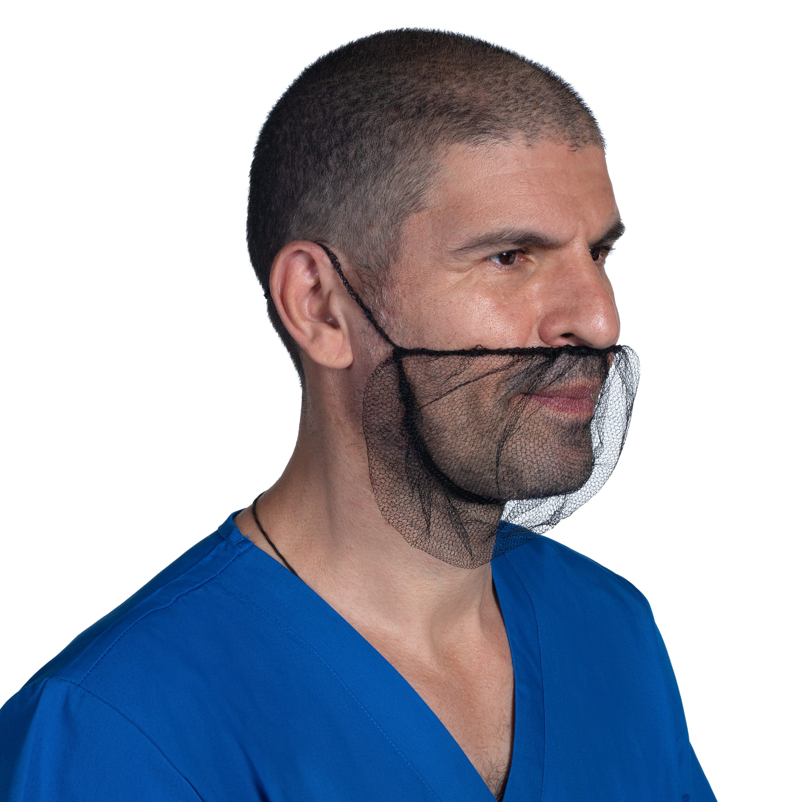 BettrMed™ Disposable Beard Cover – Black Protective PPE for Food & Medical Use by Mgear Supplies