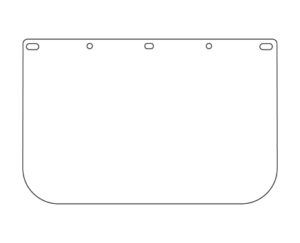 DSI clear poly 10 x 15.5 x .4 & #34