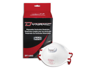 DSI N95 mask with valve 10/bx