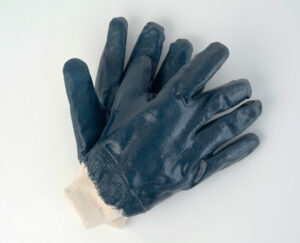 Fully-Coated Nitrile Gloves, Knit Wrist
