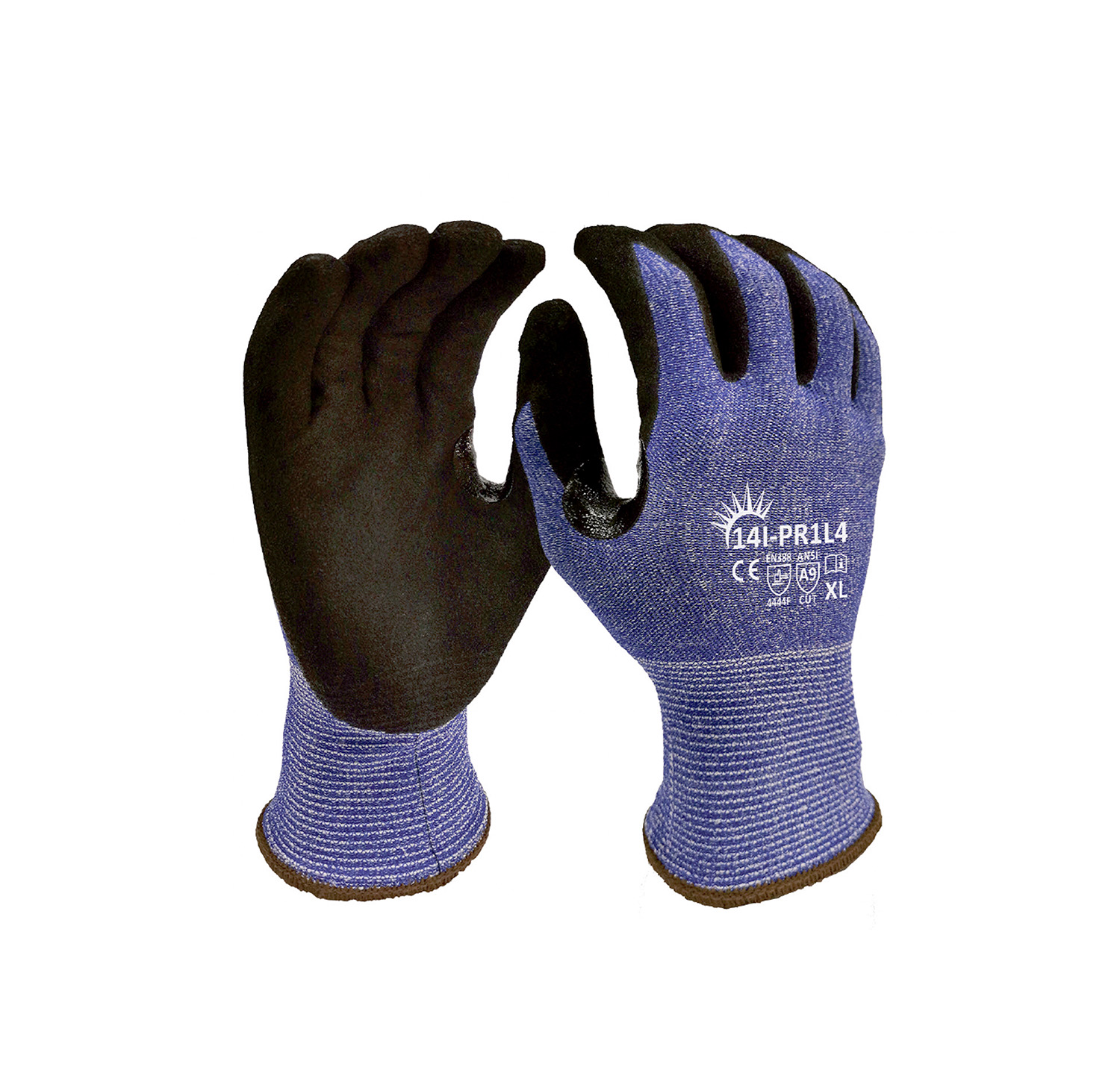 Puncture-Resistant Glove with Microfoam Nitrile Coated Palm – Premium cut- and puncture-resistant glove with ultra-flexible 13g HDPE liner, soft yet durable microfoam nitrile palm for enhanced dexterity and reduced fatigue