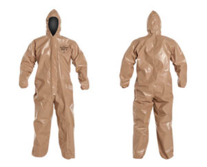 Tychem® CPF 3 Hooded Coverall, Elastic Wrist/Ankle