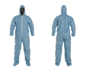 Tempro® Hooded Coverall with Integrated Boot – Burn-resistant protective coverall with attached hood, elastic face opening and wrists for secure fit, available in sizes XXL and 3XL – Mgear Supplies