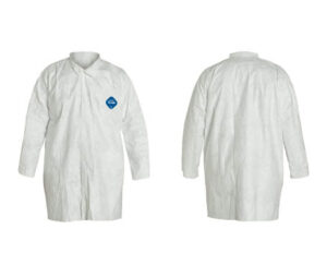 Tyvek® Frock Lab Coat with Snap Front
