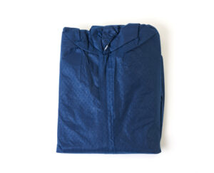 Blue 60g Polypropylene Hooded Coverall