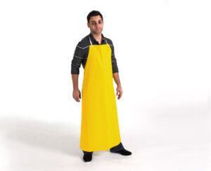 Yellow Polyurethane Apron; 35″ X 48″, 0.45mm