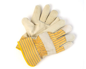 Men’s Grain Leather Fitters Gloves, Cowhide