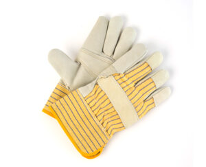 Men’s Grain Leather Patch Palm Fitters Gloves