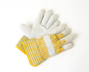 Men’s Fleece-Lined Grain Leather Fitter’s Gloves