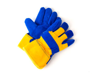 Blue Split Fitter’s Gloves with BOA Lining