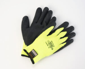 Taeki 5 Hi Vis Winter Gloves with Latex Coating